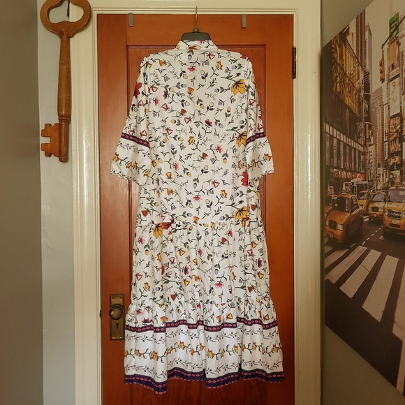 To My Lovers Maxi Dress Tiered Button Liberty Floral and Paisley - size medium - Picture 6 of 14